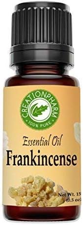 Creation Pharm Frankincense Essential Oil 100% Pure & Natural – Boswellia Aromatherapy Oil – 15 ml (.5 oz)