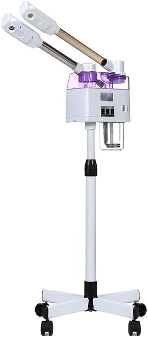 Professional Facial Steamer, 2 in 1 Esthetician Steamer with Hot & Cold Mist, Beauty Face Equipment for Spas, Beauty Salons and Home Use