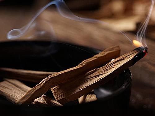 Sandalwood Sticks Wild Harvested High Resin Smudging Stick,Perfect Smudge Stick for Mediation Yoga or Prayer, All Natural Light Scented Sandalwood, Pack of 20 Holy Sticks.