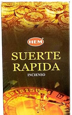 Hem Fast Luck Incense Sticks (120 Sticks, 6 Boxes Inside) - 9 Inches Long, 20g per Box - Perfect for Meditation, Rituals,Cleansing & Positive Vibration.