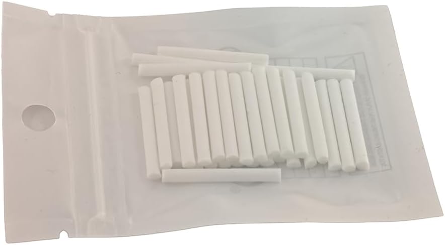 Diffuser Sponges Refill Sticks Replacement Wick Absorbent Sponge Sticks for Essential Oil Diffuser Bracelet 30Pack 0.12 X 1.06 inches (3mmX27mm)
