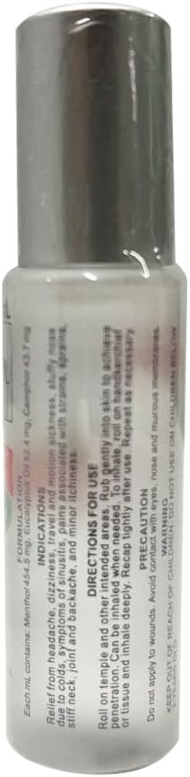 Efficascent Eucalyptus Oil Camphor Roll on, Relax Scent Oil Lavender Scent 12ml, Pack of 1