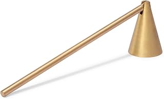 Skeem Candle Snuffer - Luxury Matte Gold Candle Extinguisher - Brass Candle Snuffer, Perfect Accessory for Candle Lovers