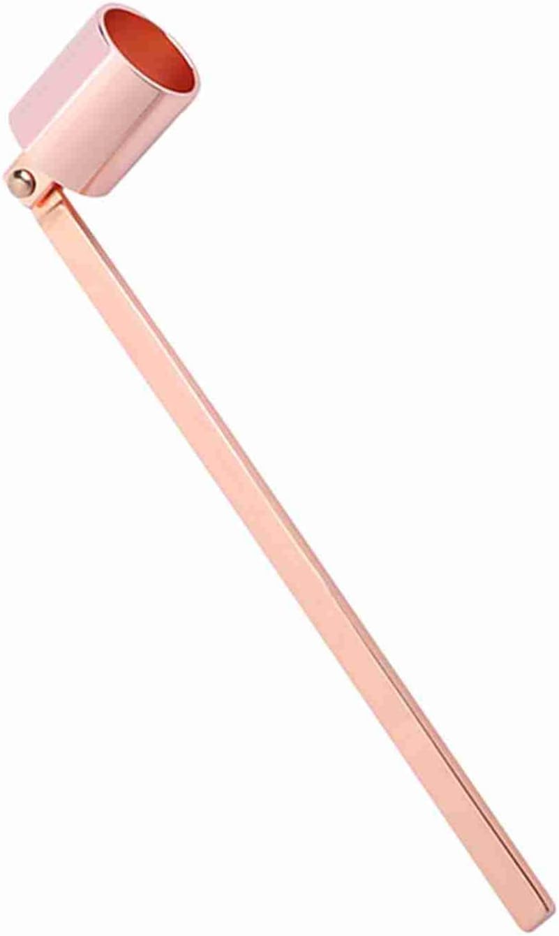 ZJchao Candle Snuffer, Candle Trimmer Set Snuffer Accessory Set Wick Trimmer Wick Cover (Rose Gold)