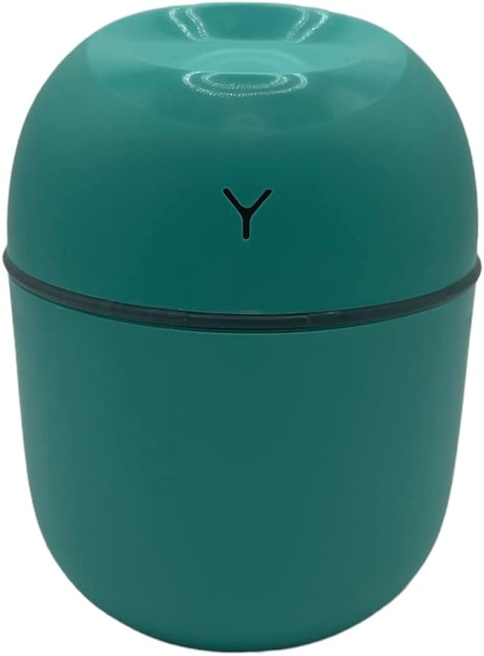 Wild Essentials 220ml Cool Mist Essential Oil Diffuser/Humidifier, Aromatherapy, Nightlight, Portable, USB Power, Auto Off, Room, Office, Car (Blue)