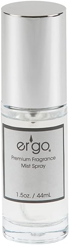 Ergo Travel Size Premium Air Freshener, Room Spray, Linen Spray, Aromatherapy Spray and Odor Eliminator, Luxury Quality Mist Spray Base (1.5oz Rosemary)