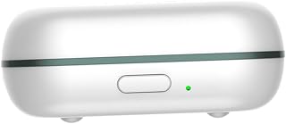 GANAZONO Portable Mini Noiseless Aromatherapy Diffuser for Car and Office, USB Rechargeable White Vehicle-Mounted Essential Oil Diffuser for Home and Travel