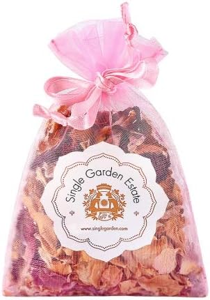 Natural Dried Rose Sachets for Drawers and Closets (6x9 inch)