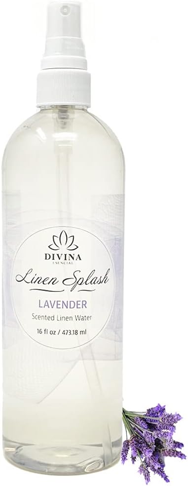 Lavender Linen and Room Spray Air Freshener 16oz. Aromatherapy Spray for Relaxation and Sleep. Pillow spray, Linen Mist, Fabric Spray, Laundry Basket or just Spray Around The House