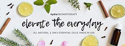 hydraAROMATHERAPY Shower Burst Tablet Essential Oil Steamer Made in USA, 2 Ounces, Refresh (Grapefruit & Lavender)