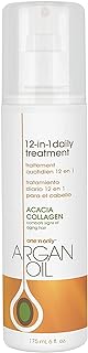 One 'n Only Argan Oil 12-in-1 Daily Treatment, Lightweight, Helps Control Frizz, Smooths, Detangles, Moisturizes, Strengthens and Adds Body to Dry, Damaged Hair, 6 Fl. Oz