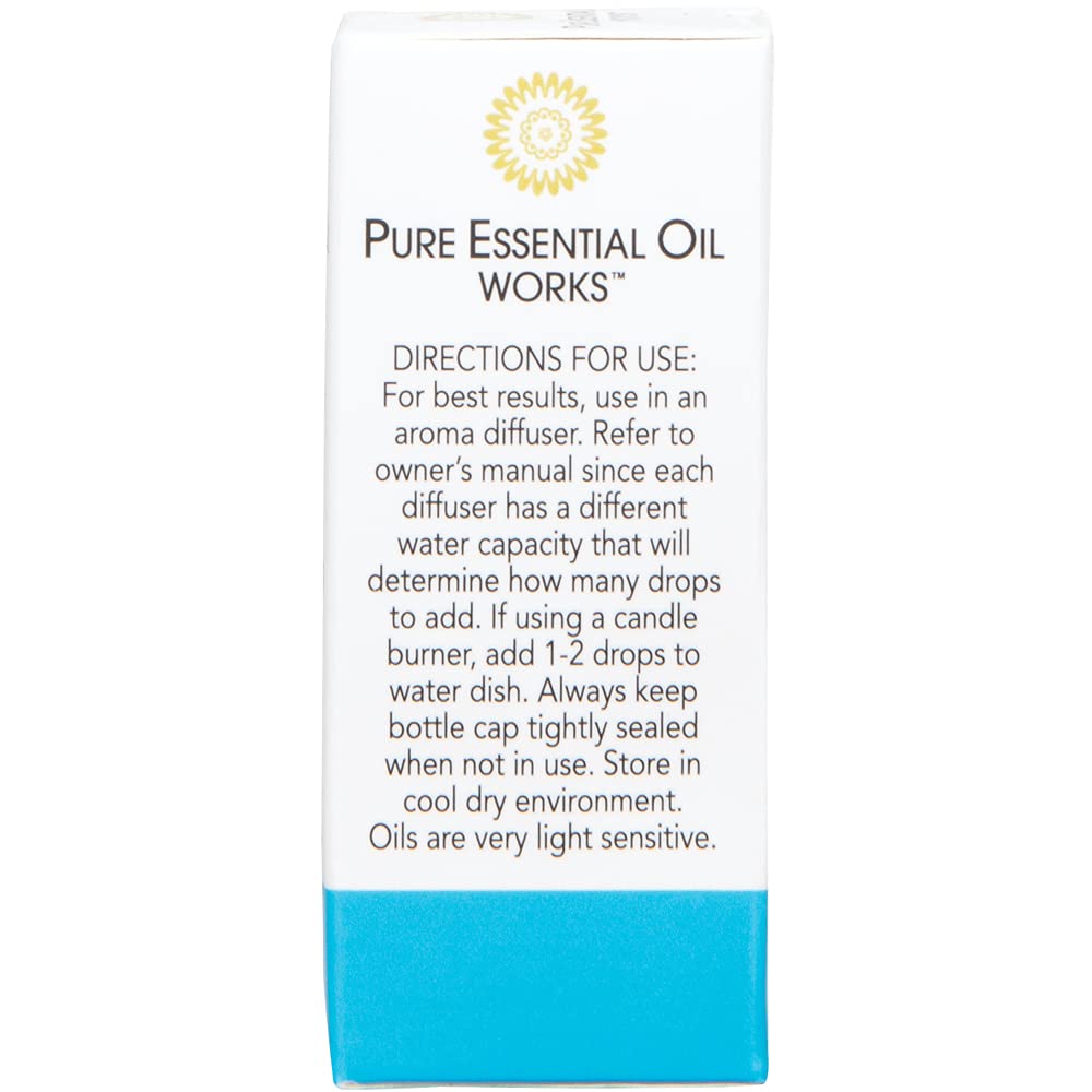 Pure Essential Oil Works Peppermint Oil, 100% Pure, Natural, Paraben-Free and Therapeutic Grade with Euro-Style Dropper, 10 ml/0.33 oz.