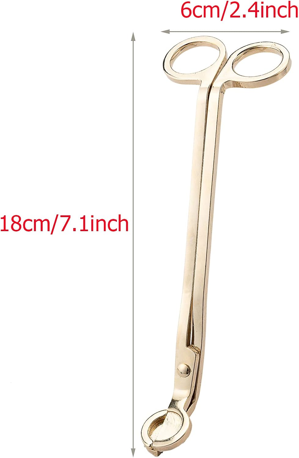 Candle Wick Trimmer, Candle Snuffer Long Handle, Polished Stainless Steel Wick Clipper Cutter, Scissors, Candle Accessory Set