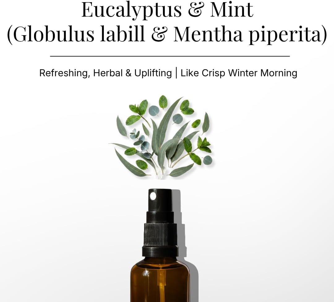 Eucalyptus & Mint Air Freshener Spray for Room & Linen 100ml by Aromafume