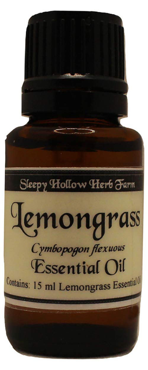Lemongrass Essential Oil |Cymbopogon flexuous | Pure Oil | Sleepy Hollow Herb Farm