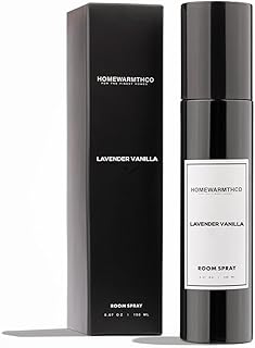 Lavender Vanilla Room Spray – 5.07 oz (150 ml) Scented Air Freshener Odor Eliminator Spray for Home, Office & Linen – Long-Lasting Linen Spray for Bedding, Pillows & Fabrics – Luxurious Home Fragrance
