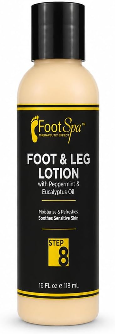 Foot SPA Heat-Activated Massage Lotion – 3-in-1 Thermally Stable Formula for Deep Muscle Relaxation & Dry Skin | Sulfate-Free, Silicone-Free, Cruelty-Free | Professional Spa & At-Home Use | 4 oz