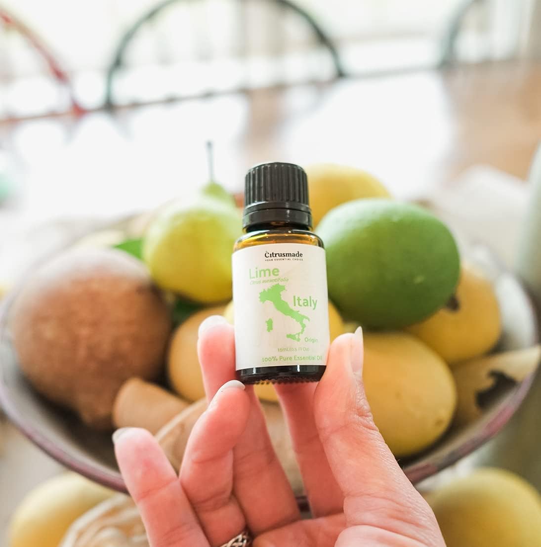 Lime Essential Oil - Direct from Citrusmade in Sicily- Pure Essential Oils for Diffusers and Aromatherapy in The Mediterranean - 100% Pure Therapeutic Grade (2LBS)