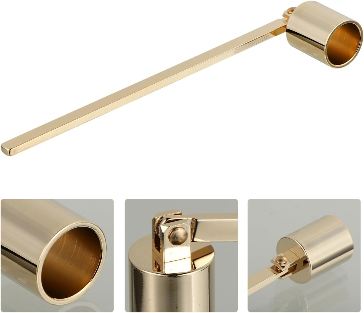 Zerodeko 1pc Straight Cover Candle Snuffer Flame Snuffer for Candles Accessory Device