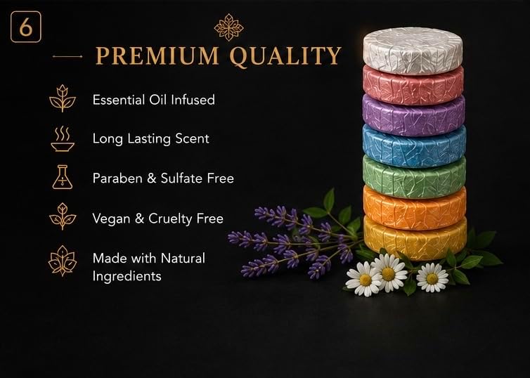 AKONIC Shower Steamers – 12 Pack – Assorted Scents Lavender