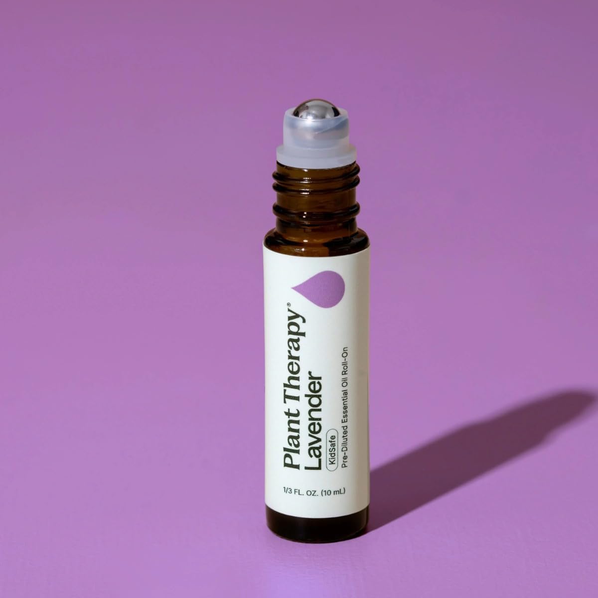Plant Therapy Lavender Essential Oil 100% Pure, Pre-Diluted Roll-On, Natural Aromatherapy, Therapeutic Grade 10 mL (1/3 oz)