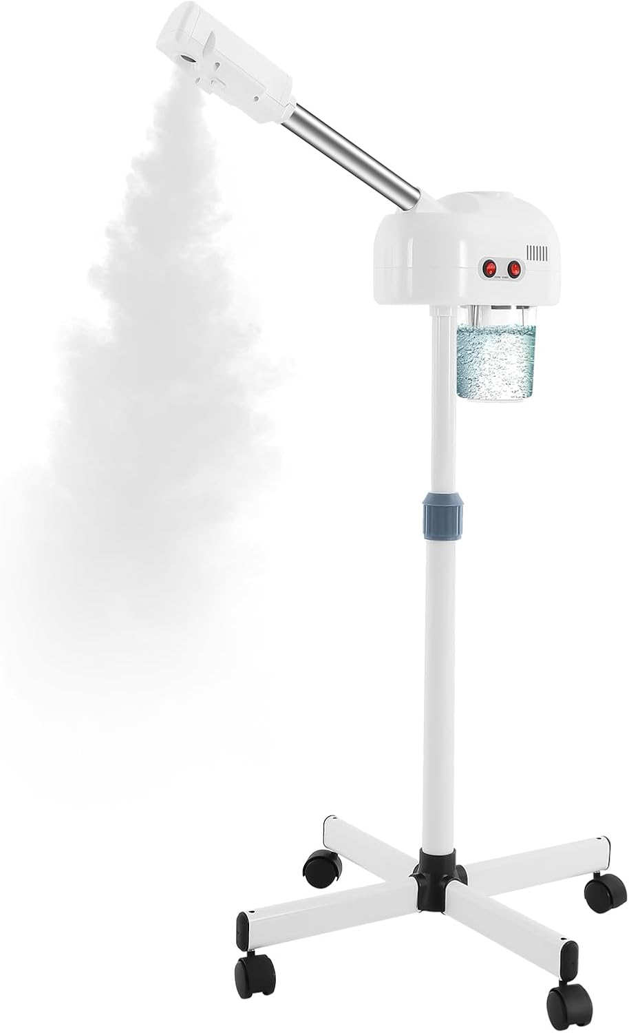 Facial Steamers, Hot Ozone Face Steamer on Wheels for Facial, Professional Skin Care Equipment, Esthetician Steamer for Salon Beauty and Spa, Mist Face Steamer for Skin Care