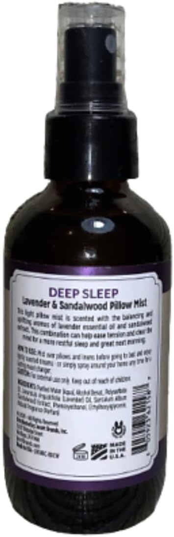 Natures love Aromatherapy Pillow Mist Deep Sleep Lavender and Sandalwood