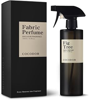 COCODOR Fragrance Room Spray/Fig Tree/ 16.9oz(500ml) / Made with Essential Oils, scented room closet fabric odor eliminator spray