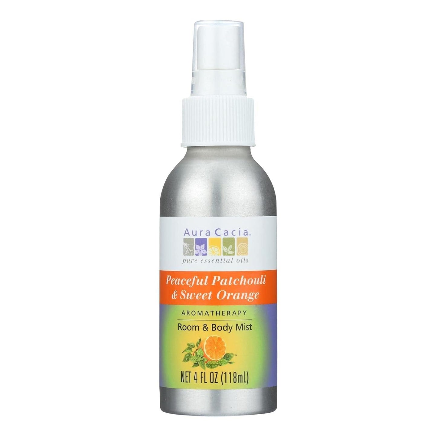 Aura Cacia Aromatherapy Mist Patchouli Sweet Orange - 4 fl oz