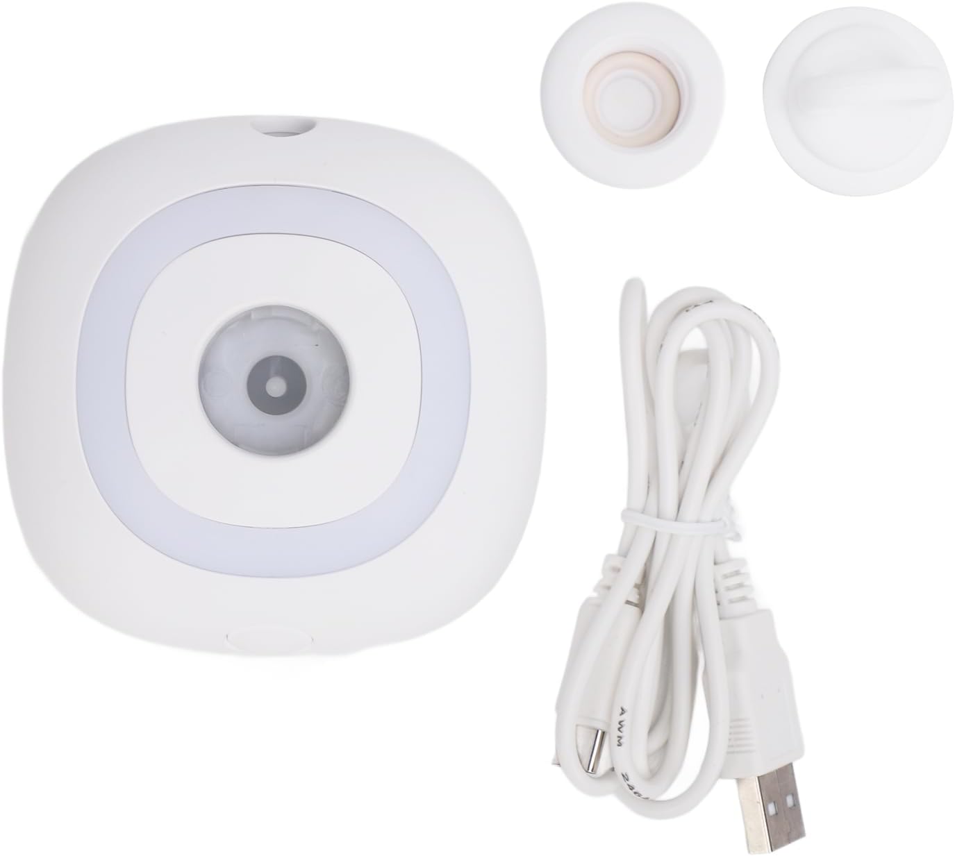 Mini Essential Oil Diffuser, Automatic Spraying Aromatherapy Diffuser with Rotating Colorful Lights and Timer Portable Rechargeable Mini Scent Air Machine for Bedroom