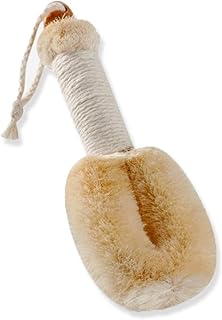 Touch Me All Natural Spa Sisal Dry Skin Brush – Premium Quality 9” Exfoliating Body Brush for Lymphatic Massage, Circulation & Glowing Smooth Skin