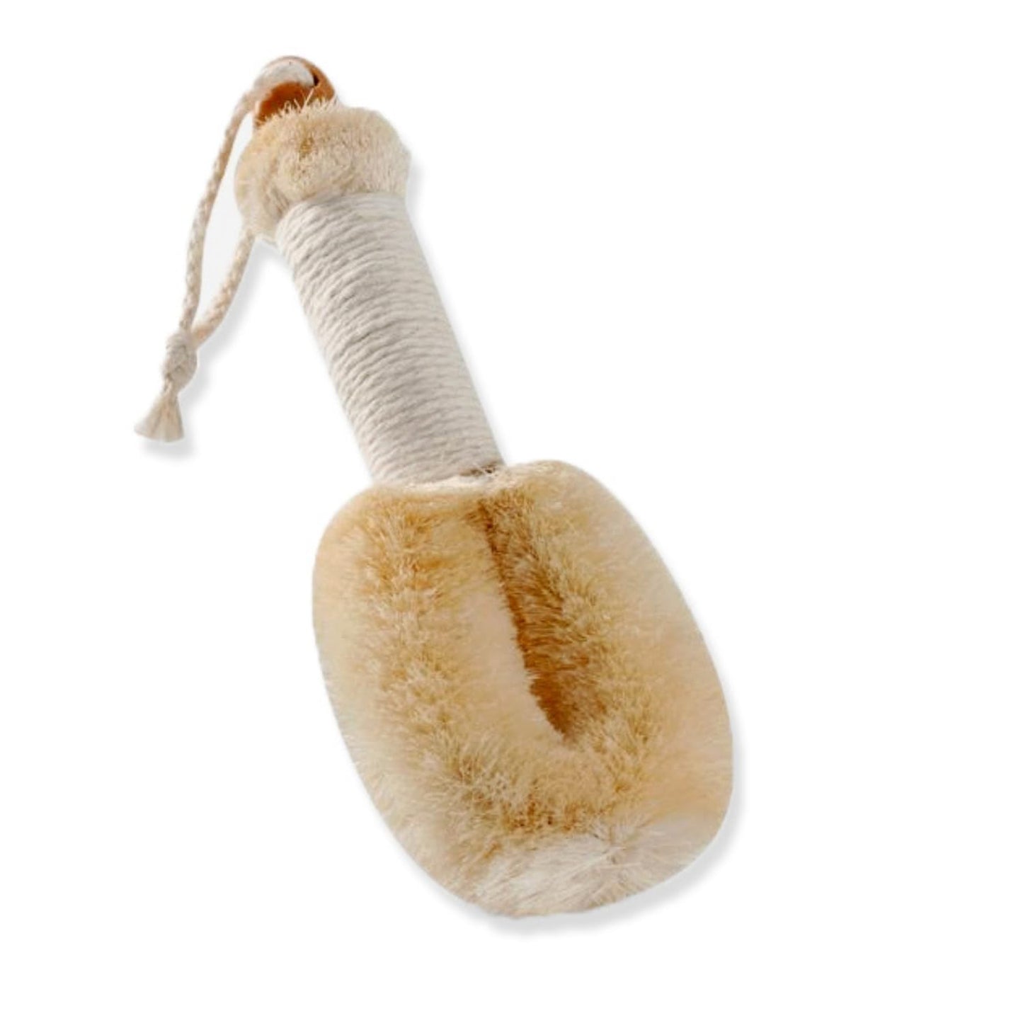 Touch Me All Natural Spa Sisal Dry Skin Brush – Premium Quality 9” Exfoliating Body Brush for Lymphatic Massage, Circulation & Glowing Smooth Skin