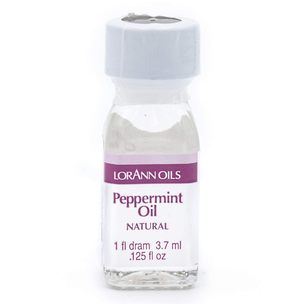 LorAnn Peppermint Oil SS Natural Flavor, 1 dram bottle (.0125 fl oz - 3.7ml - 1 teaspoon)