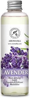 Lavender Reed Diffuser Refill 6.8 Fl Oz - Lavanda Refill - Room Fragrance Diffuser w/Natural Essential Lavender Oil - Reed Diffuser Oil Refill for Spa - Aromatherapy - Home - Bath - Restaurant