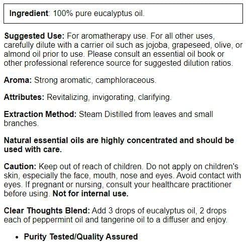 Now Solutions Eucalyptus Essential Oil