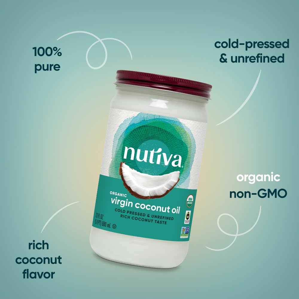 Nutiva, Oil Coconut Virgin Organic, 23 Fl Oz
