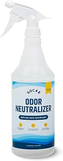 SOCAR CHEMICAL - Odor Neutralizer Eliminates odors for Home, Office, Gym, Car. Eliminates Unwanted Smells from Pets, Cooking, Sports Gear, Urine, Vomit & Unwanted, Strong Odor 32oz Liquid Spray
