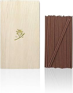 なごみ工房 Samurai Incense Sticks, Approx. 95 Sticks ZENRED Sandalwood Purifying Meditation Low Smoke Sandalwood Aroma Made in Japan Vanilla Incense Stick Gift Gift