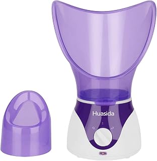 Facial Steamer Personal Steam Inhaler Sauna Facial Steamer Hot Mist Moisturizing Beauty Instrument Rejuvenate and Hydrate Your Skin (Purple)