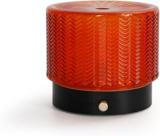 Glass Essential Oil Diffuser - 140ml Ultrasonic Aroma Diffuser with Adjustable Mist Modes, 4 Timers, and Mood Light