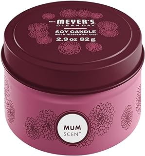 Mrs Meyer's Mum Tin Candle, 2.9 OZ