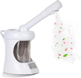 Table Facial Steamer, Face Steamer with Extendable Arm Nano Ionic Steamer for Home Salon Spa or Personal Care