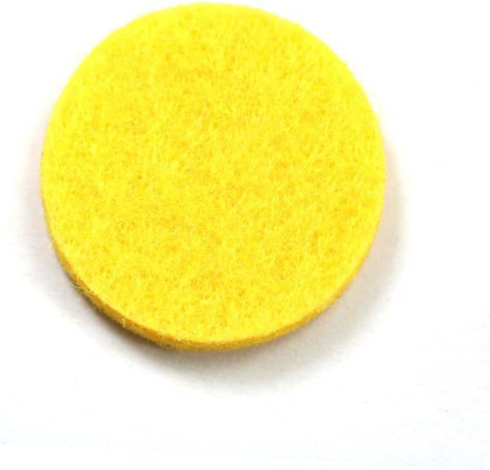Healifty 100pcs Thick Absorbent Replacement Pads for Diffuser Necklace Locket Mixed Colors Fit for Optimal Scent Diffusion Reusable Essential Oil Pads
