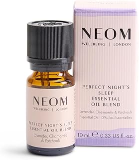 NEOM - Perfect Night's Sleep Essential Oil Blend, 10ml | Lavender, Basil & Jasmine | Scent to Sleep | 100% Natural Fragance