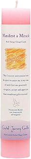 CRYSTAL JOURNEY Candle Pillar Manifest Miracle, 1 EA