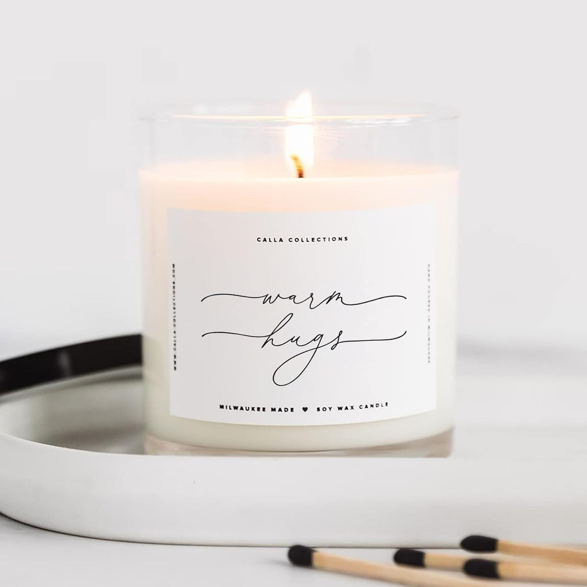 ThreeKin Warm Hugs Scented Candles for Home