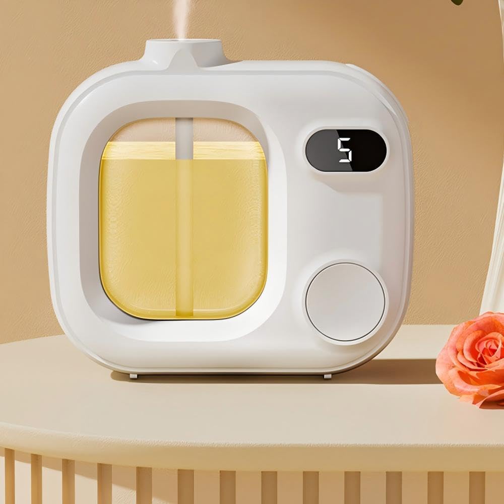 Rechargeable Mini Aromatherapy Diffuser-Ultrasonic Diffuser Cordless Aroma Machine with 5 Mist Modes,for Home,Office,Car,Hotel,Bathrooms,Cute & Compact,Not Included Aromatherapy Oil