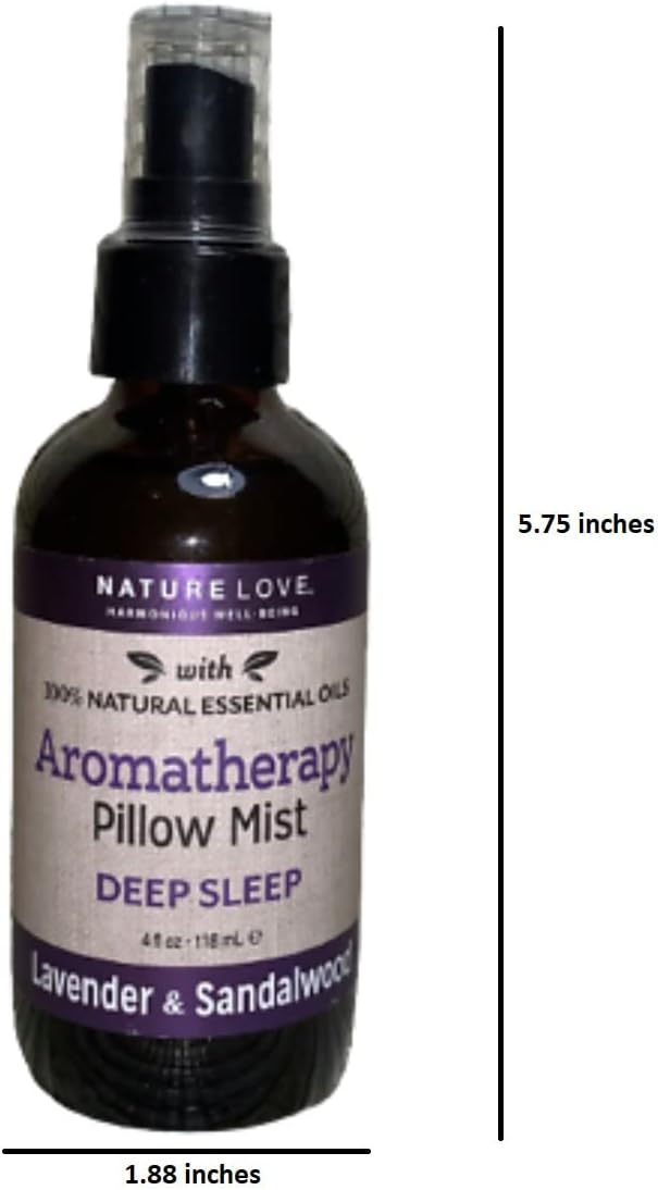 Natures love Aromatherapy Pillow Mist Deep Sleep Lavender and Sandalwood