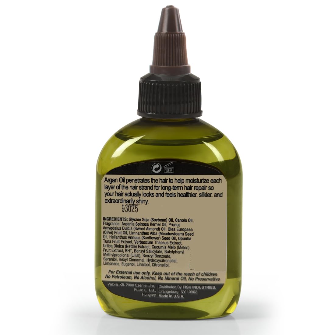 Difeel Argan Hair Oil Blend 7.1 Ounce (PACK OF 2)