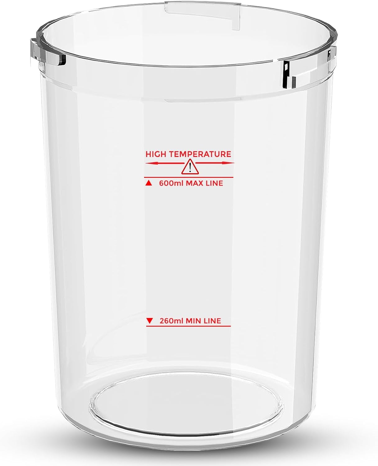 Water Jar for Facial Steamer Professional, Large Capacity Plastic Water Cup for Ozone Facial Steamer Professional Replacement